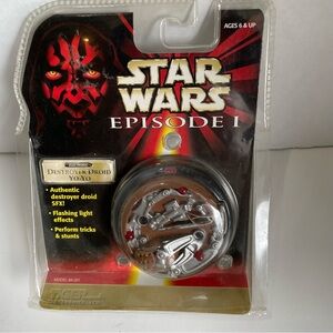 Vintage Y2K Star Wars episode one destroyer droid yo-yo